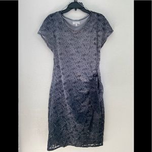 Black/Grey/Silver evening dress